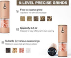 Electric Pepper Grinder and Salt Mill Set - Image 5