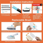 Long Handled Scrub Brush for Shower, 3-in-1 Cleaning Brushes - Image 4
