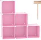 C&AHOME Cube Storage Organizer, 6-Cube Shelves Units, Closet Cabinet, DIY by CAHOME
