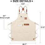 ZOMAO Chef Apron for Women Men - Image 7