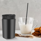 200 Pcs Black Coffee Stirrer and Holder Set Coffee Stir Sticks Coffee Stirrers - Image 7