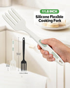 Silicone Flexible Cooking Fork, 11.6 Inch Heat Resistant, Large Non Stick - Image 8