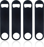 KTOJOY 4 PACK Stainless Steel Flat Bottle Opener, Beer Bottle Opener, by KTOJOY