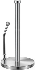 SMARTAKE Paper Towel Holder, Paper Towel Dispenser Standing Weighted Base Non by SMARTAKE