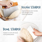 Rorecay Banneton Bread Proofing Baskets Set of 2, 10 Inch Oval Cane Sourdough - Image 5