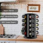 Handisen Rotating Spice Rack Organizer - Image 3