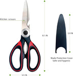 Kitchen Scissors 2 Pack Kitchen Shears All Purpose Heavy Duty Dishwasher Safe - Image 8