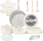 Chef Power Ceramic Nonstick Pots and Pans Set 19 Piece by ChefPower