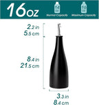 vancasso 16 Oz Ceramic Olive Oil Dispenser Bottle, Bottle Dispenser - Image 2