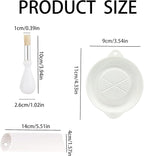 Ceramic Grater Plate for Ginger, Vegetables and Fruits in Kitchen - Image 3
