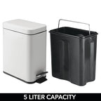 mDesign Pedal Bin — Waste Bin - Image 4