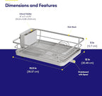 Dish Drying Rack 3 Piece Dish Drainer - Image 2