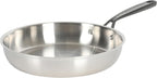 Babish 10-Inch Tri-Ply Stainless Steel Frying Pan - Image 6