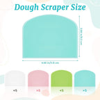 20 Pcs Plastic Dough Scraper, Sourdough Bread Baking Supplies, Baking Bench - Image 2