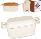 Oval Enameled Cast Iron Dutch Oven by COWORM