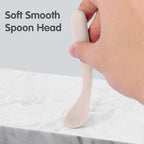Eascrozn 6 Pack Silicone Baby Spoons, Baby Spoons Self Feeding 6 Months+ - Image 4