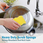 AIDEA Sponges Kitchen, 50 Pack Heavy Duty Dish Sponge, Cleaning Dish Scrubber - Image 7