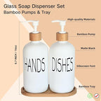 Glass Soap Dispenser Set - Image 2