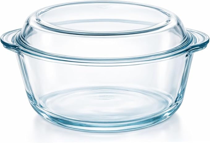 Ums 2.2 Quart Glass Casserole Dish by UMS