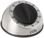 CDN Compact 60-Minute Mechanical Timer | Easy-to-Read 2.5” Dial | Loud 3-Second by CDN-ComponentDesignNorthwestInc
