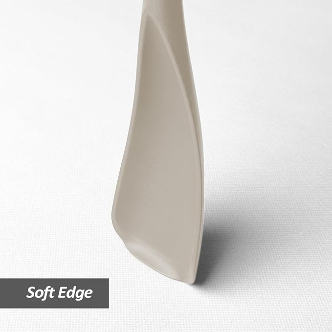 Cooking Spoon for Nonstick Cookwares, VOVOLY Silicone Spoon for Mixing - Image 5