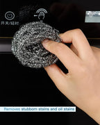 12Pcs Steel Wool Scrubber Pads for Cleaning Dishes, Sinks - Image 5