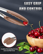 600ºF Heat Resistant Kitchen Tongs, Premium Locking Cooking Tongs - Image 6