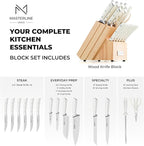 OOU 2026 Master Line 15-Piece German High Carbon Steel Knife Set - Image 4