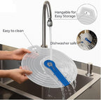 12 Inch Mixing Bowl Splatter Guard – BPA-Free Anti-Splash Screen - Image 2