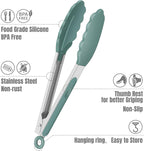 Hotec Mini Silicone Kitchen Tongs - Image 8