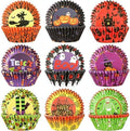 SANNIX 450pcs Halloween Cupcake Liners, Ghost Pumpkin Baking Cups Standard by SANNIX