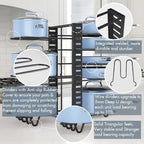Felibeaco Adjustable Pots and Pans Organizer Rack - Image 4