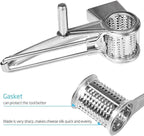 Stainless Steel Single Drum Rotary Cheese Grater, Mozzerella, Vegetables and - Image 7