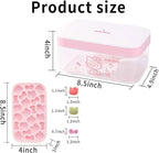 Ice Tray with Lid and Bin and Ice Scoop, Cartoon Silicone Ice Molds, 24 Holes - Image 7