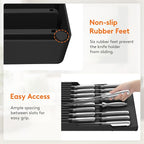 Lifewit Magnetic Drawer Knife Organizers Insert, Kitchen Plastic In Drawer - Image 6