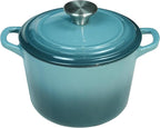 Flavehc Dutch Oven Pot with Lid 2.8 qt Cast Iron Dutch Oven by FLAVEHC