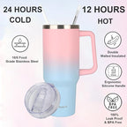 40oz Stainless Steel Double Vacuum Tumbler - Image 5