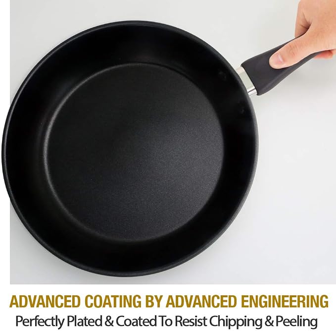 HOMICHEF Nonstick Frying Pan Set of 2 - Image 4