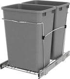 Rev-A-Shelf Double Pullout Trash Can by Rev-A-Shelf
