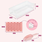 Paris Hilton Heart Shaped Mini Ice Cube Tray Set, Includes 3 Mini Ice Cube Molds - Image 7