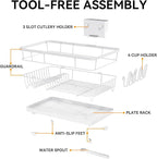 TOOLF Dish Drying Rack, Dish Racks - Image 7