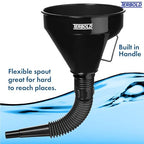 Automotive Flex Funnel with Hose | Wide Mouth Flexible Oil Funnel - Image 5