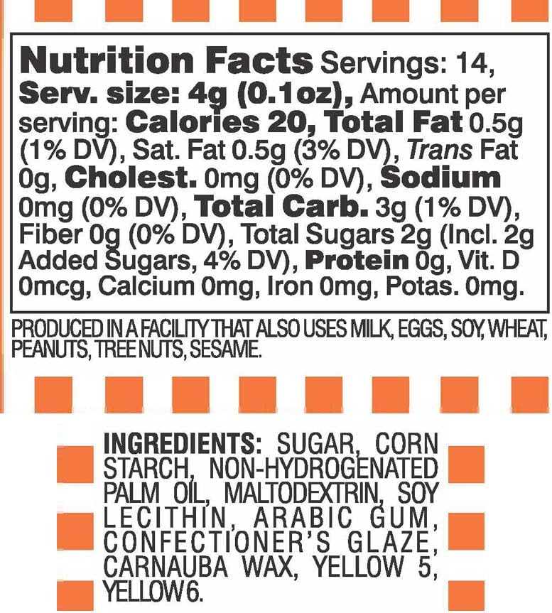 Bright Orange Sprinkles Jimmies 2 oz, Sprinkles For Cake Decorating, Baking, Ice Cream & More, The Hampton Candy Company - Image 2