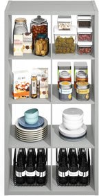 Furinno HERMITE Kitchen Island, 8-Cube Coffee Bar, Extra Thick Kitchen Storage - Image 4
