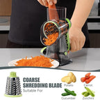 KEOUKE Rotary Cheese Grater Hand Crank Transparent - Image 2