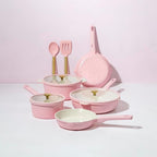 Paris Hilton Ceramic Nonstick Cookware Set, Cast Aluminum - Image 8