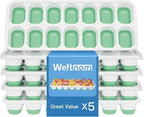 Ice Cube Tray, Ice Cube Trays for Freezer 5 Pack by WEFTNOM