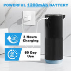 RYTOXILO Automatic Soap Dispenser, 2 Pack Black and White Touchless Liquid Soap - Image 5
