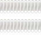 24 Pack Flat Beer Bottle Opener 5 inch Heavy Duty Stainless Steel Flat Bottle by Ohiyoo