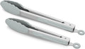 2 Pack Silicone Kitchen Tongs – 9" & 12" Set, Heat Resistant up to 500°F by ALLWIN-HOUSEWARE